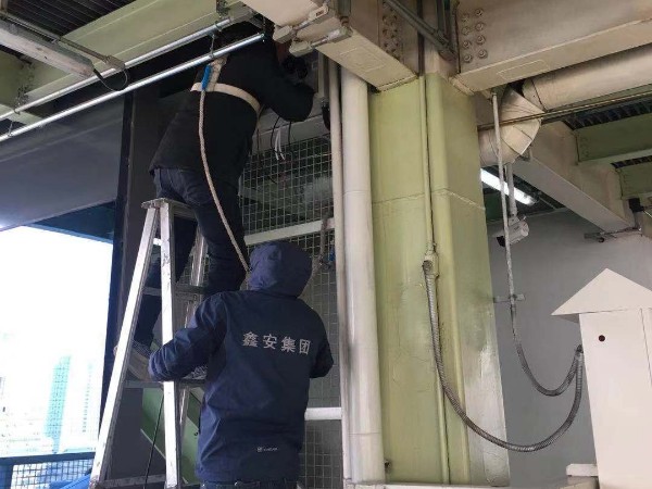 陜西鑫安安防工地安裝智能視頻監控系統